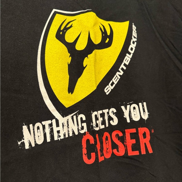ScentBlocker Hunting Field Staff EUC Mens Large (42-44) T Shirt Black - Picture 2 of 6